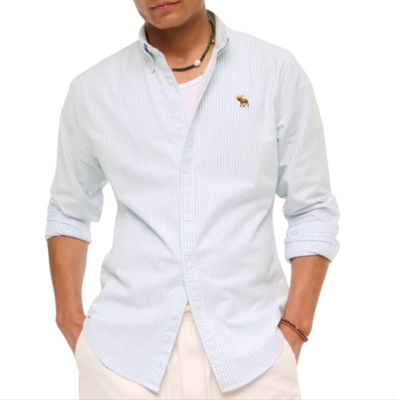 Abercrombie & Fitch Other - Abercrombie & Fitch Men's Blue Striped Shirt
